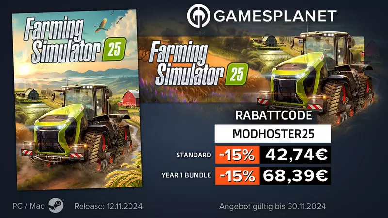 Farming Simulator 25 vorbestellen